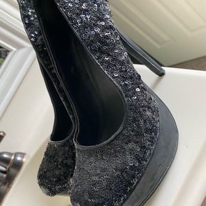 Sequin heels
